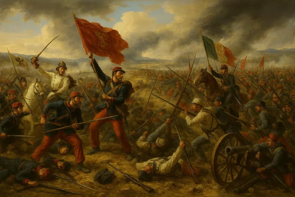 La bataille de Solferino